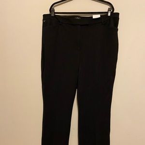 NWT. Rare WHBM size 22W dress pants black